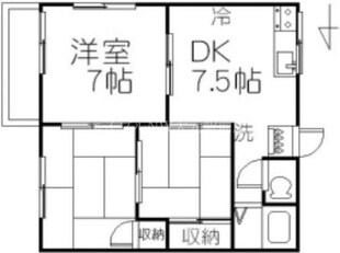 ヌーベル青江の物件間取画像